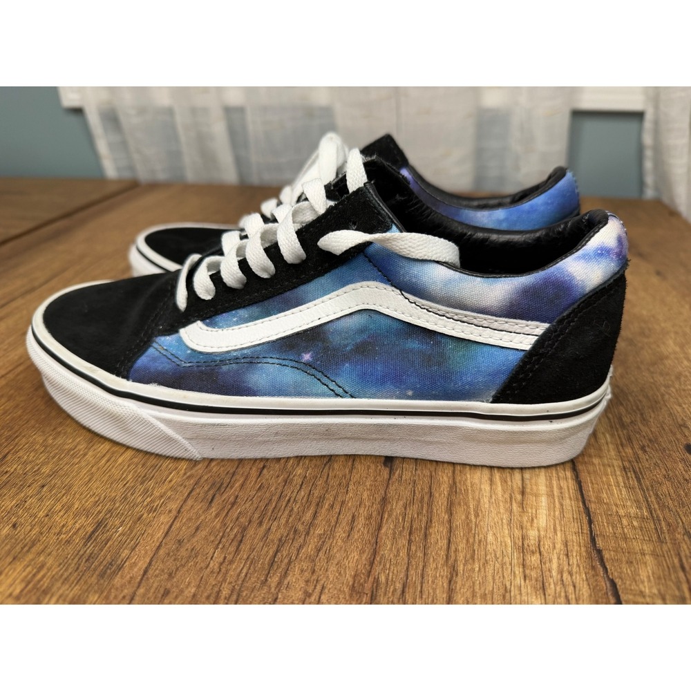 Vans Old Skool Galaxy Print Suede Canvas Lace Up Sneakers Women's Size 7